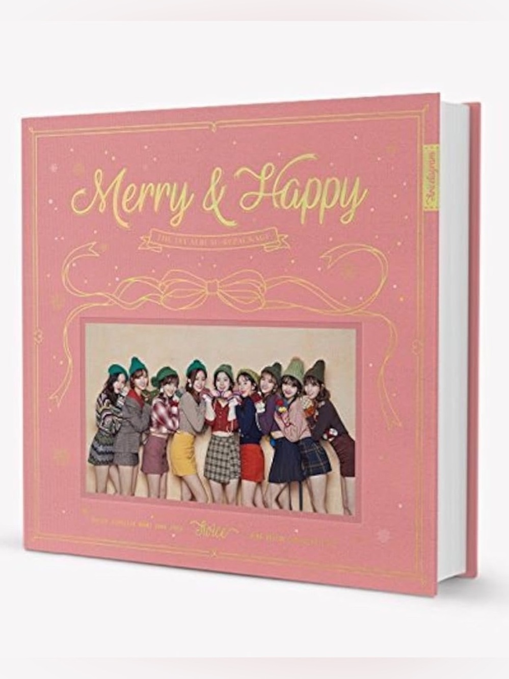 TWICE Merry & Happy K-POP CD Album Happy Version Photo Book Card Sticker BTS